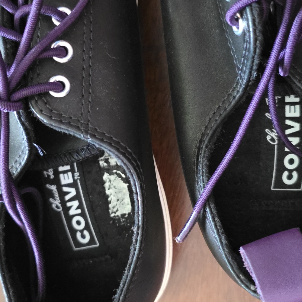 Converse leather Chuck Taylor low tops - Picture 6 of 7